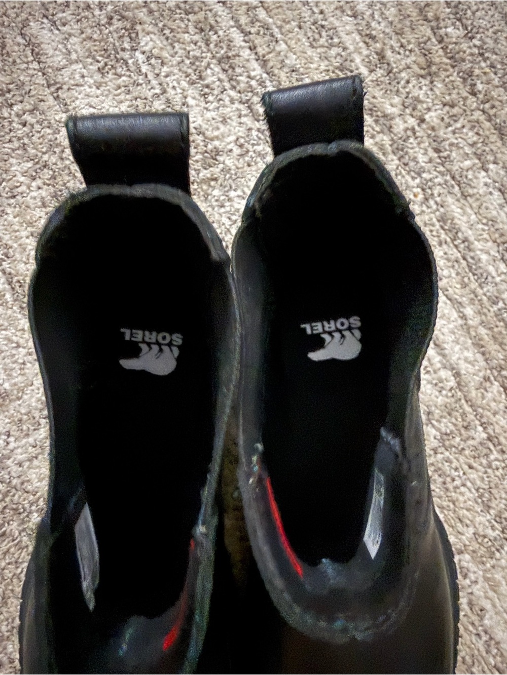 Sorel Ona Ave Waterproof Chelsea Boot black size 8 1/2 EUC - Picture 4 of 7
